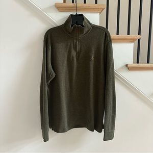 Polo Ralph Lauren Men's Estate-Rib Cotton Quarter-Zip Pullover Sweater